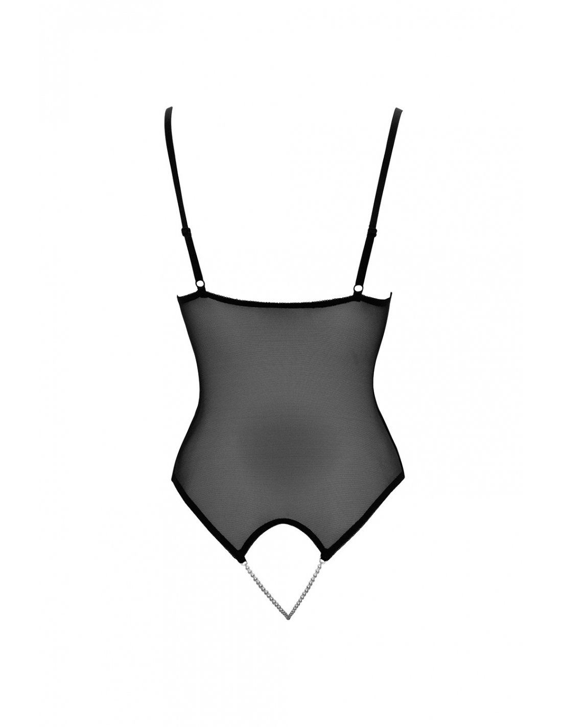 Lingerie sexy : Corset bustier guêpière Sanselle noir fleuri rouge
